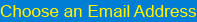 Choose an Email Address